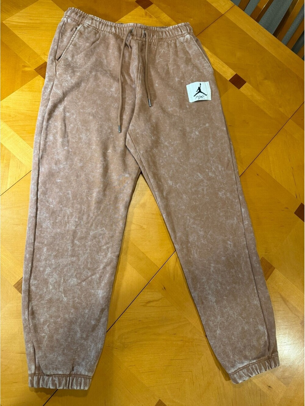 Jordan Essentials Wash Fleece Joggers-L Flight Patch Streetwear Retro Y2K